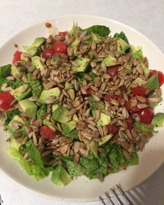 Essential Vegan Salad with Sunflower Seeds