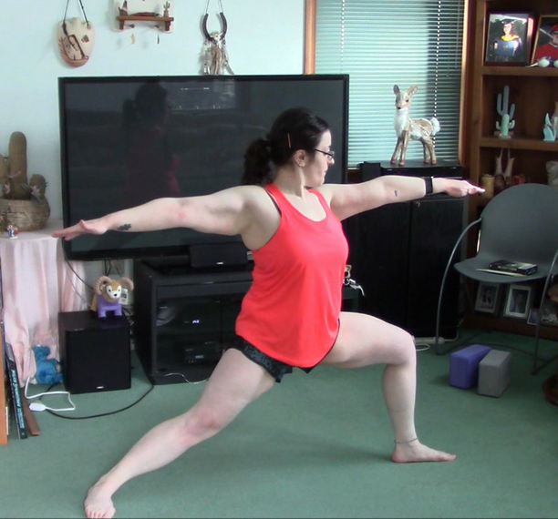 Warrior 2 Yoga for Balance Jickety Jacq